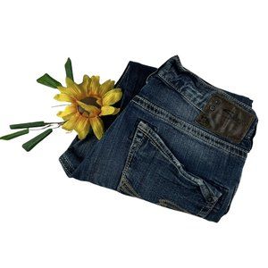 Silver Jeans Co. Men's 31x32 Eddie Med Wash Jeans Denim Pants Tapered Bottoms